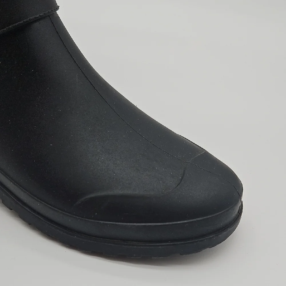 Capelli of New York Black Quilted Rain Boots